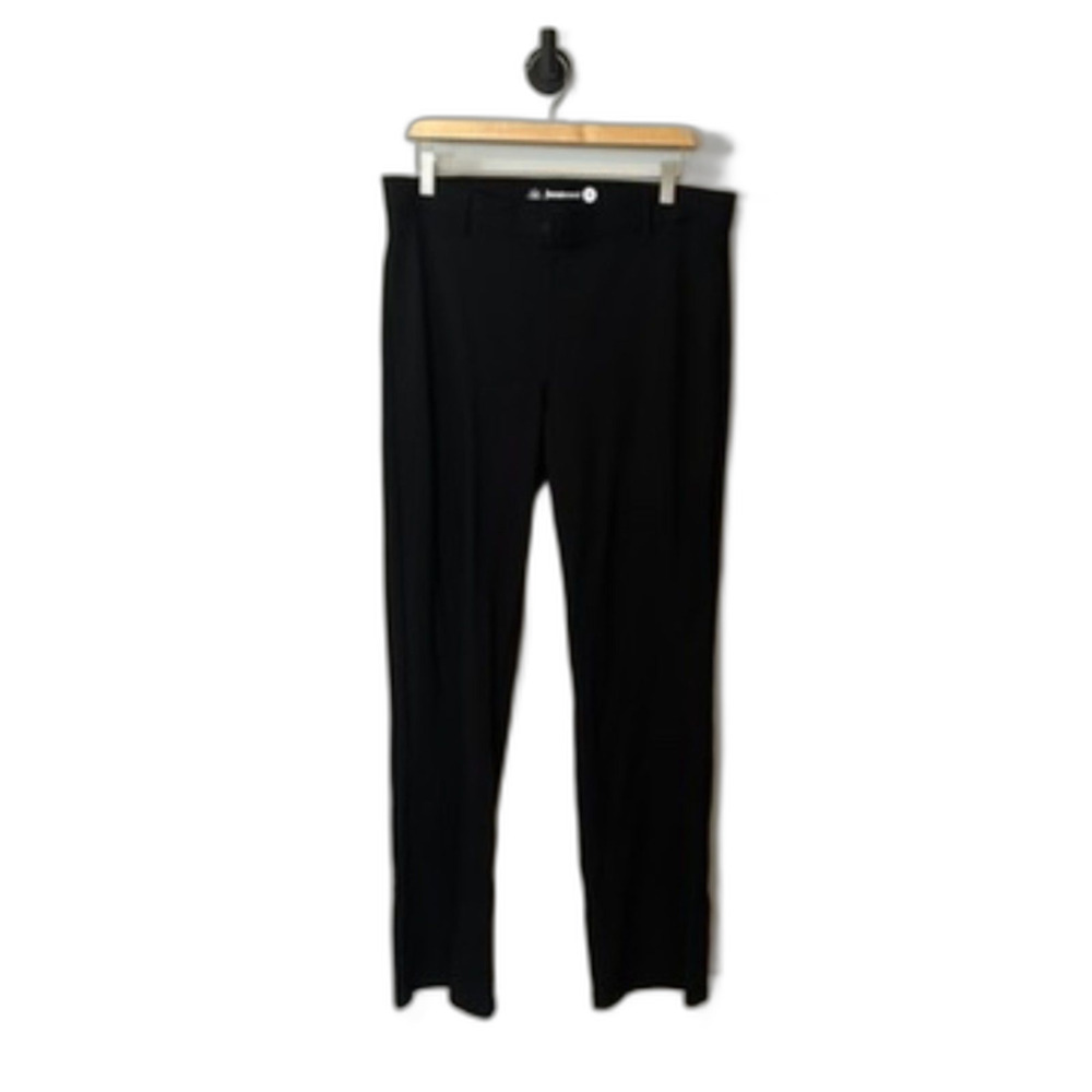 Betabrand Womens Black Yoga Dress Pants Size 1X Career Stretchy Slim Leg
